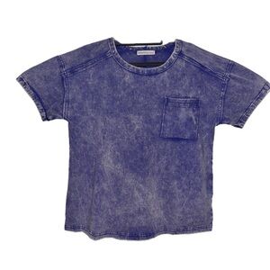 ACID WASHED ROUND NECK T-SHIRTS